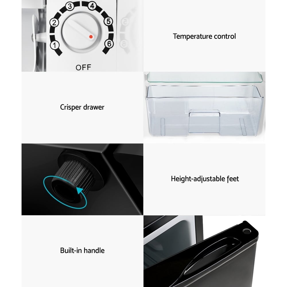 95L Devanti Bar Fridge