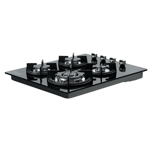 Black Devanti 4 Burner Gas Cook Top