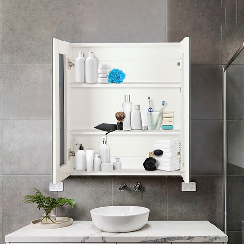 Dwell Home Cefito 600mm Mirrored Shaving Cabinet | Temple & Webster