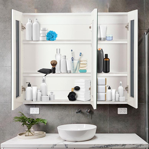 Dwell Home Cefito 900mm Mirrored Shaving Cabinet | Temple & Webster