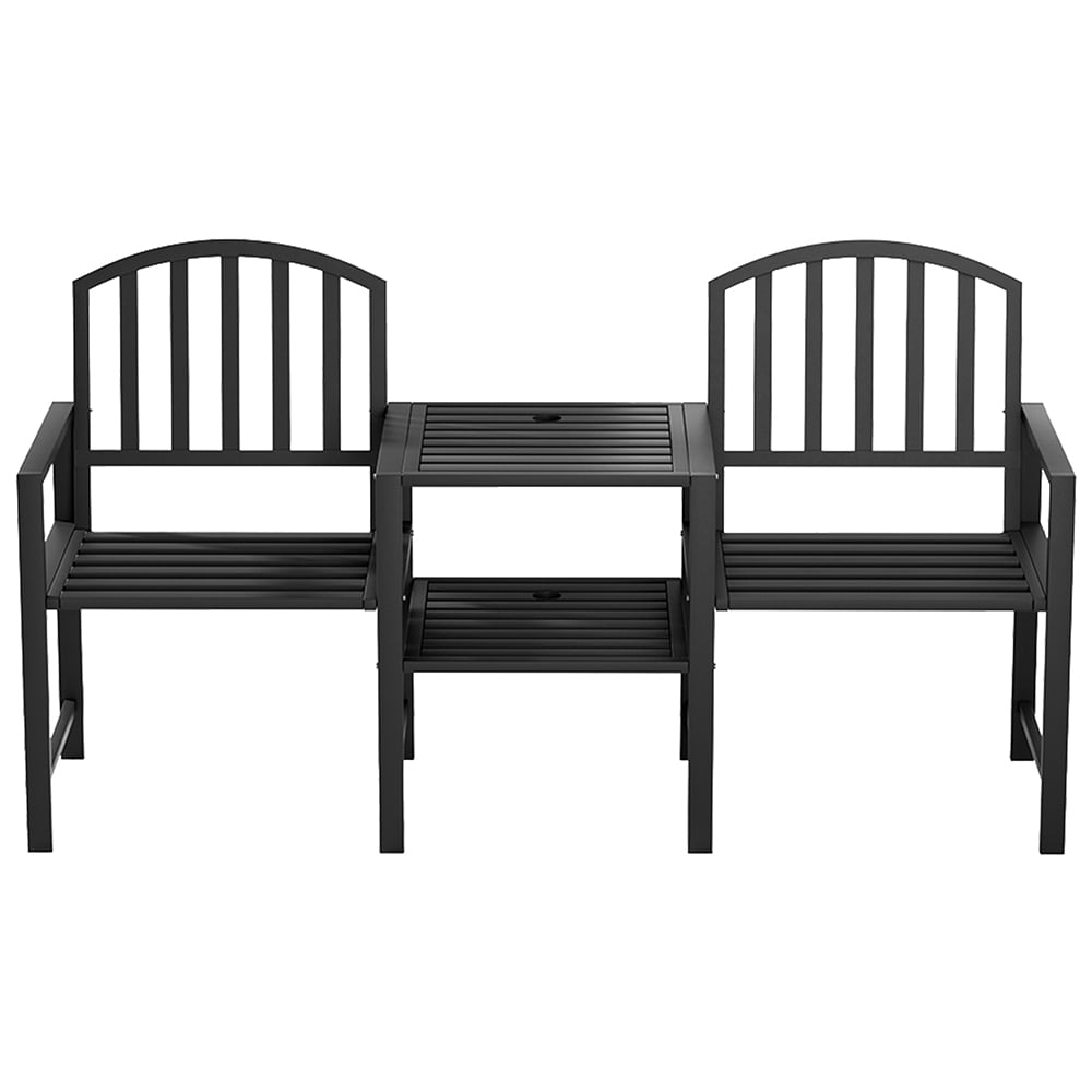 2 Seater Donovan Steel Outdoor Jack & Jill