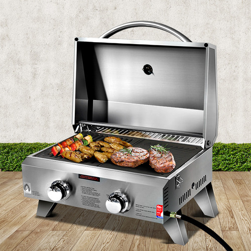 Jesse Stainless Steel Tabletop Barbeque Grill