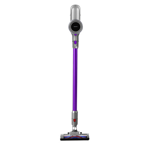 117cm Purple Devanti 2 Speed Handstick Vacuum Cleaner with Headlight