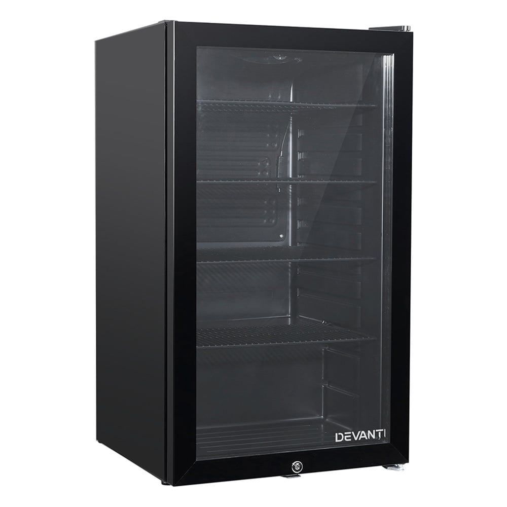98L Black Devanti Bar Fridge