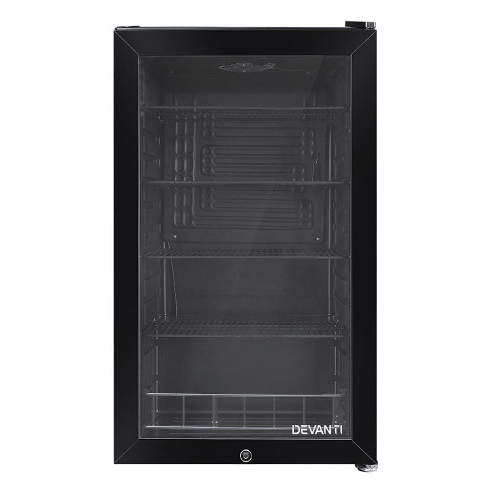 98L Black Devanti Bar Fridge
