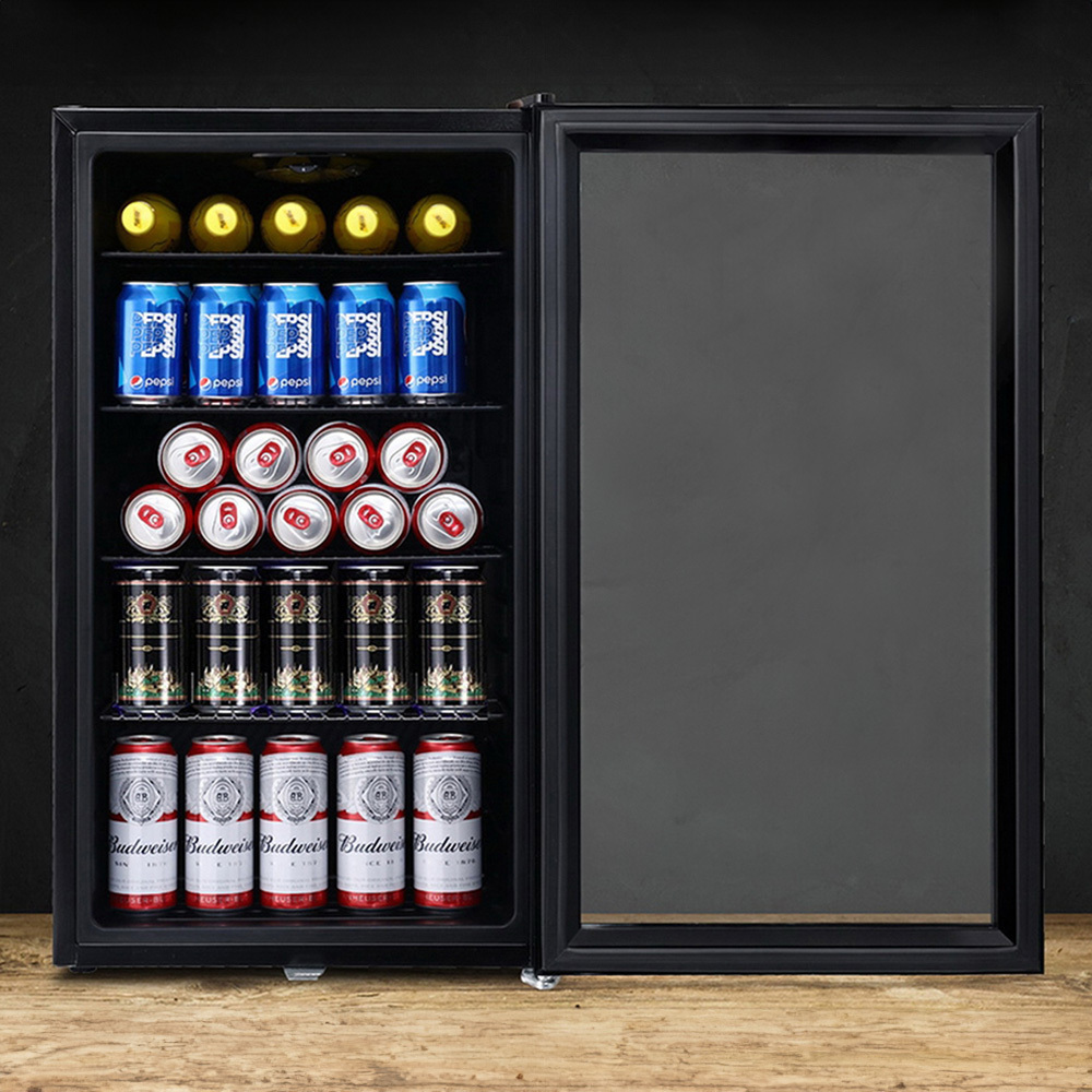98L Black Devanti Bar Fridge