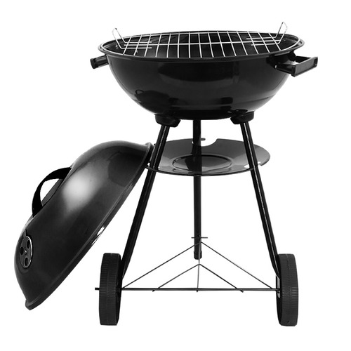 Black Charcoal Barbeque Grill & Smoker | Temple & Webster