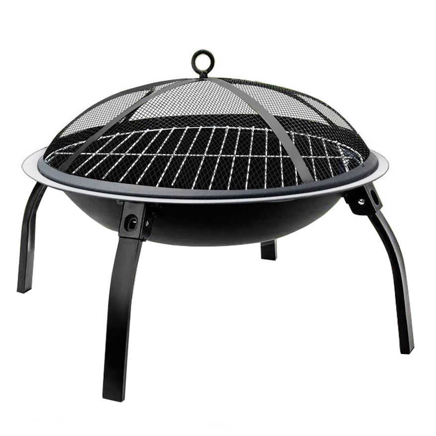Portable Outdoor Fire Pit Barbeque Grill