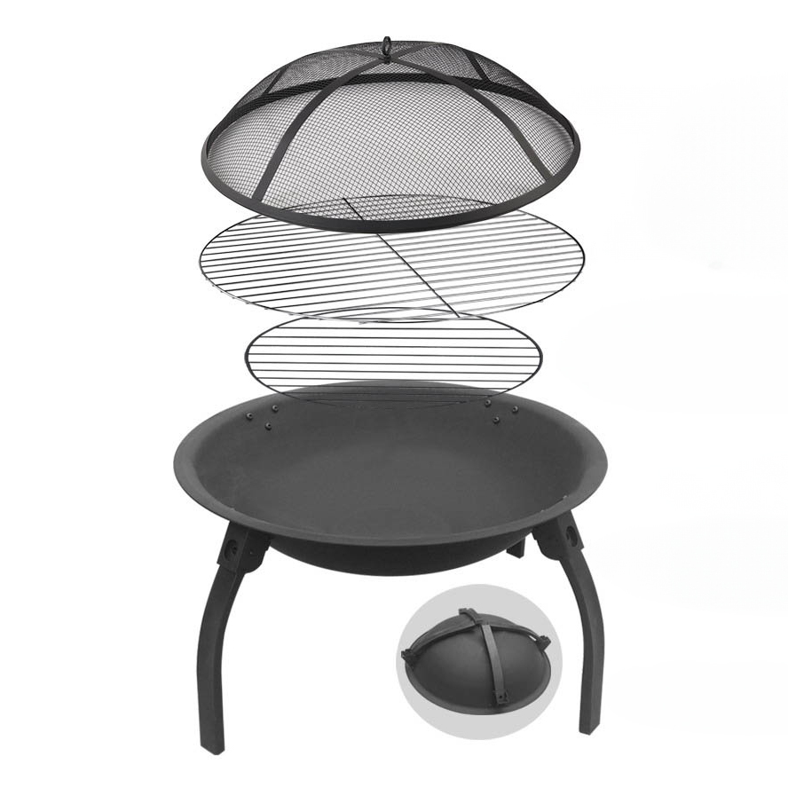 Portable Outdoor Fire Pit Barbeque Grill