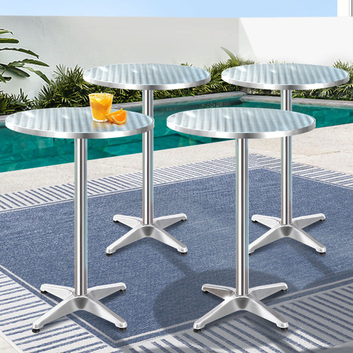 Baxter Aluminium Outdoor Adjustable Bar Tables