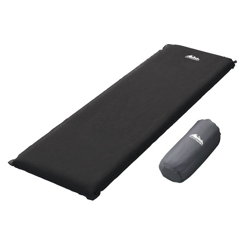 Black Wilhelm Self-Inflating Single Camping Mattress