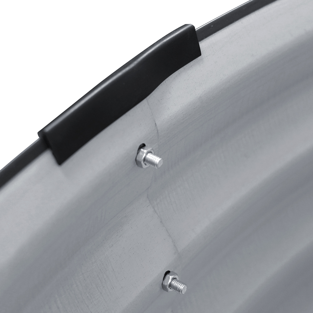45cm Erison Galvanised Steel Planter with Latch