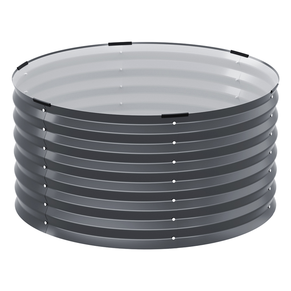 45cm Erison Galvanised Steel Planter with Latch