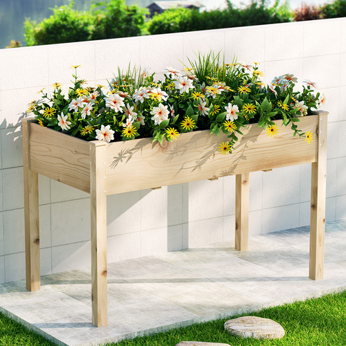 Collins Fir Wood Garden Bed