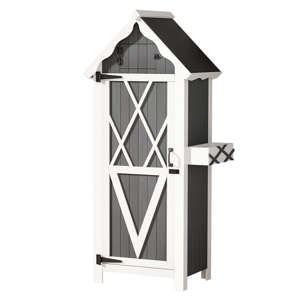 Scofield Fir Wood Outdoor Storage Cabinet