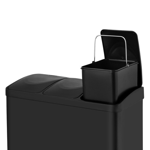 Cefito 45L 3 Compartment Rubbish Bin