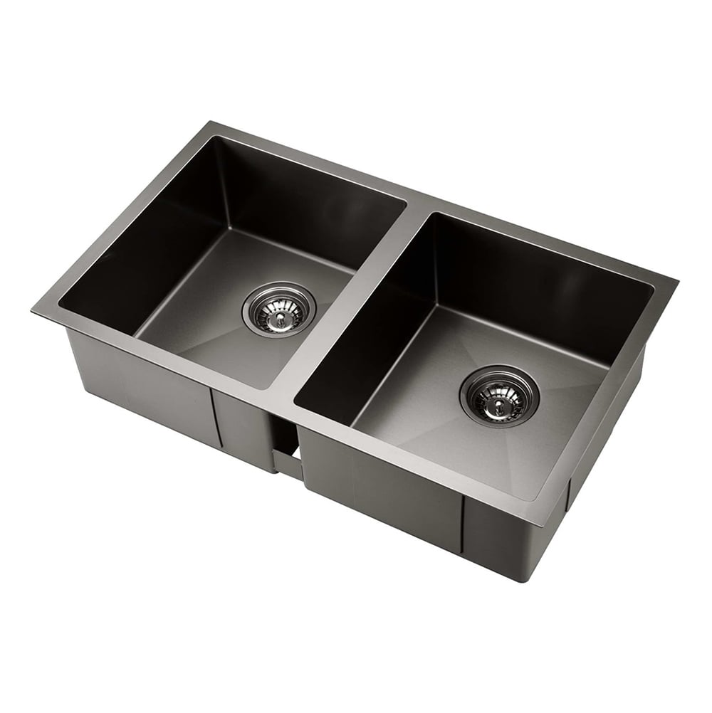 Cefito 770mm Double Bowl Kitchen Sink
