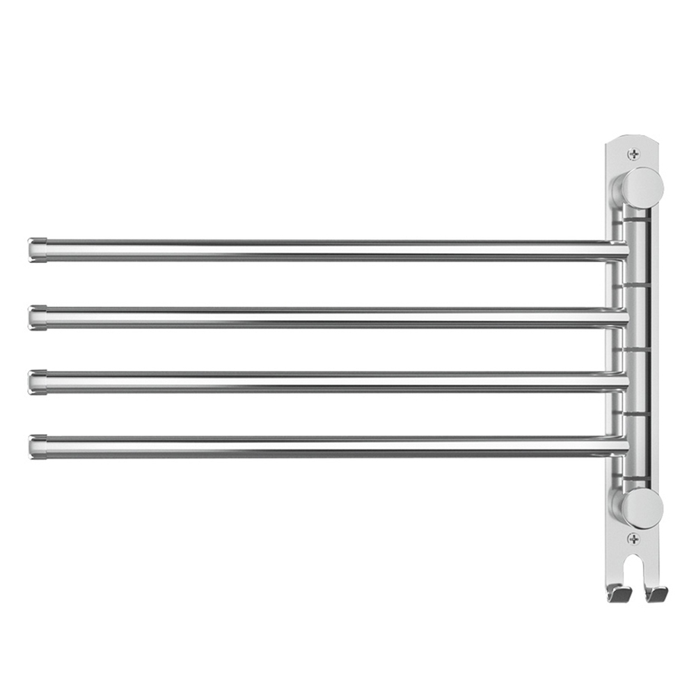 Devanti 350 x 250mm 4 Bar Towel Rack