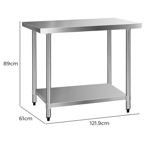 Cefito 430 Stainless Steel Kitchen Prep Table