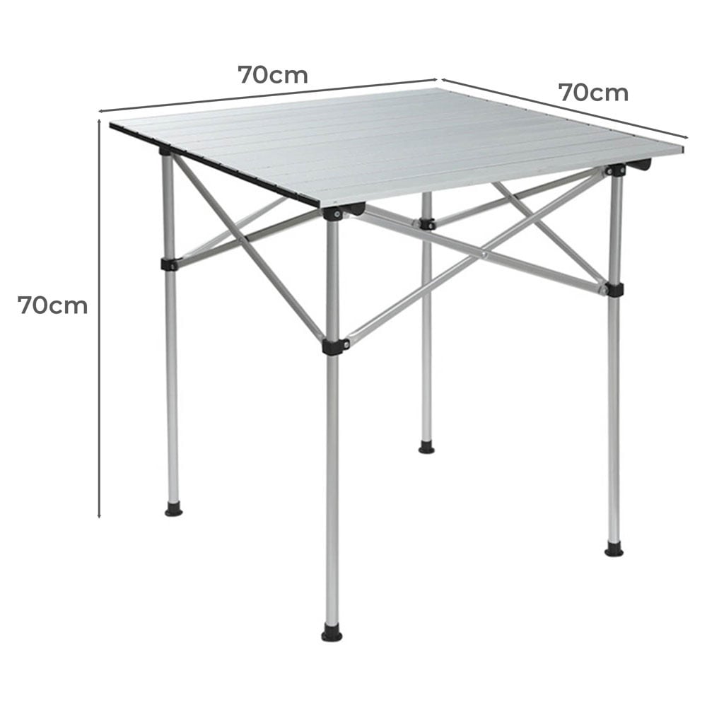 Plemons Aluminium Roll-Up Outdoor Table