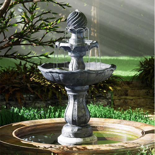 Arturo 3 Tier Solar Powered Fountain with LED
