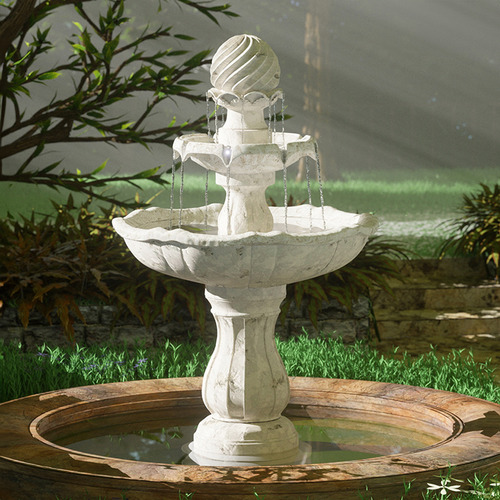 Arturo 3 Tier Solar Powered Fountain with LED