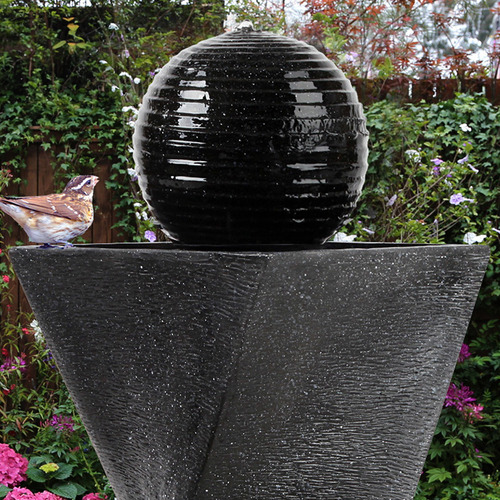 Dwell Home 85cm Irene Solar Fountain with LED | Temple & Webster