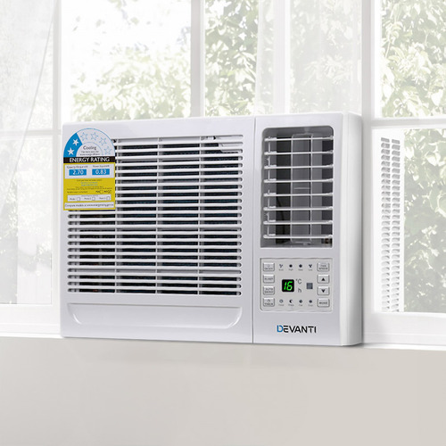 Devanti 2.7kW White Window Air Conditioner