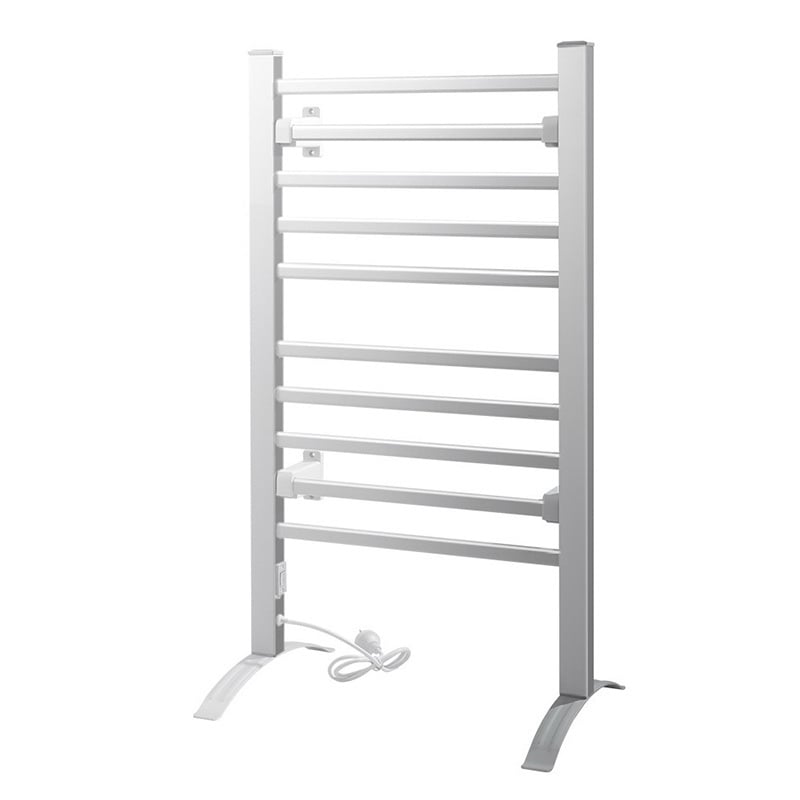 Devanti 980 x 350cm Aluminium 10 Bars Heated Towel Rail