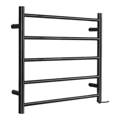 Devanti 580 x 800cm Aluminium 5 Bars Wall Mounted Heated Towel Rail