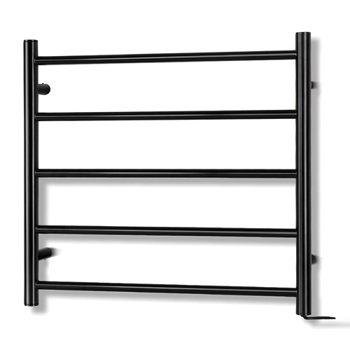 Devanti 580 x 800cm Aluminium 5 Bars Wall Mounted Heated Towel Rail
