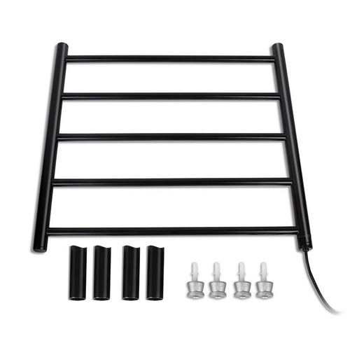 Devanti 580 x 800cm Aluminium 5 Bars Wall Mounted Heated Towel Rail