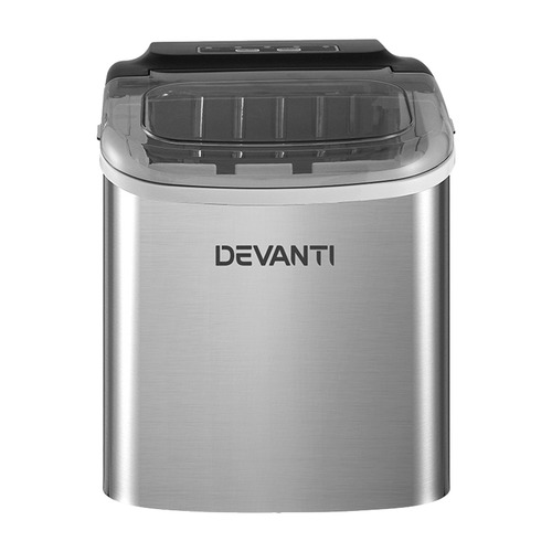 Devanti 1.3L Stainless Steel Ice Maker with