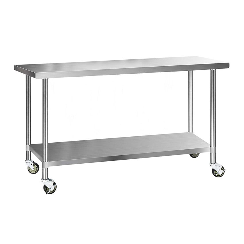Silver Cefito 304 Stainless Steel Bench