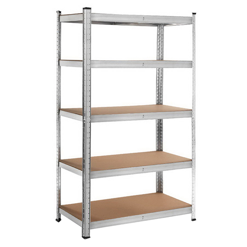 Silver 5 Tier Gendry Steel Shelving Unit
