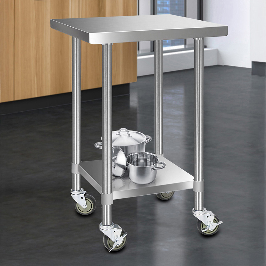 Silver Cefito 430 Stainless Steel Bench