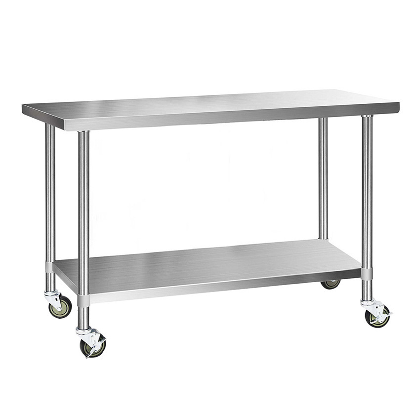 152cm Cefito Stainless Steel Kitchen Trolley
