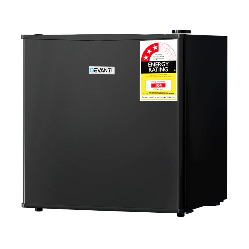 Black Devanti 48L Portable Mini Fridge