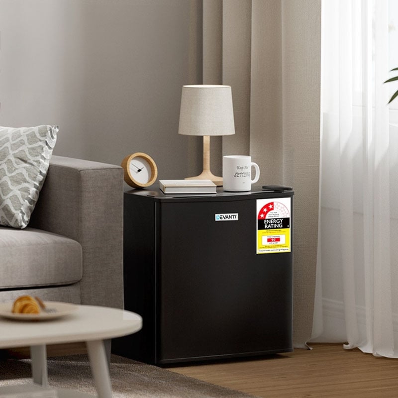 Black Devanti 48L Portable Mini Fridge