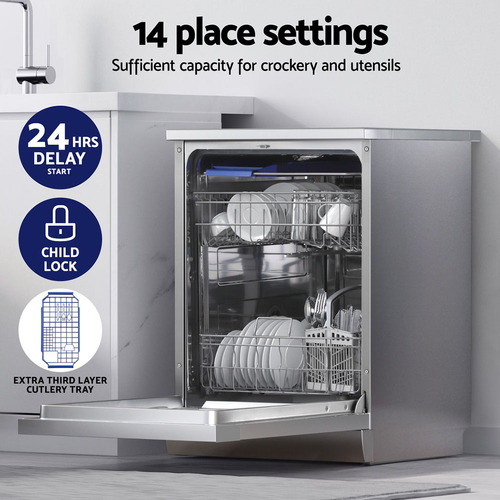 60cm Devanti Freestanding Dishwasher