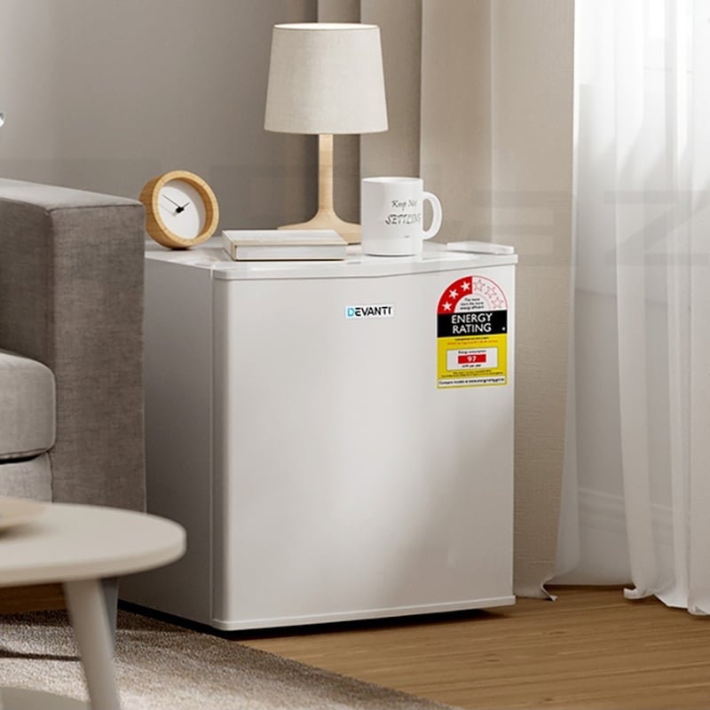 White Glacio 48L Portable Mini Fridge