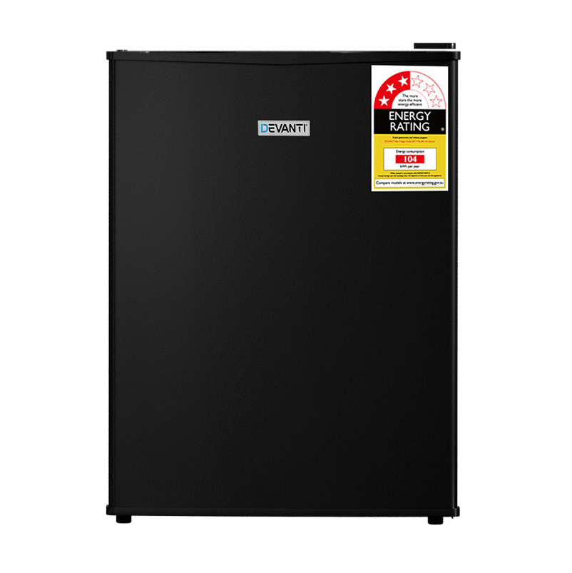 Black Devanti 70L Portable Mini Fridge Freezer