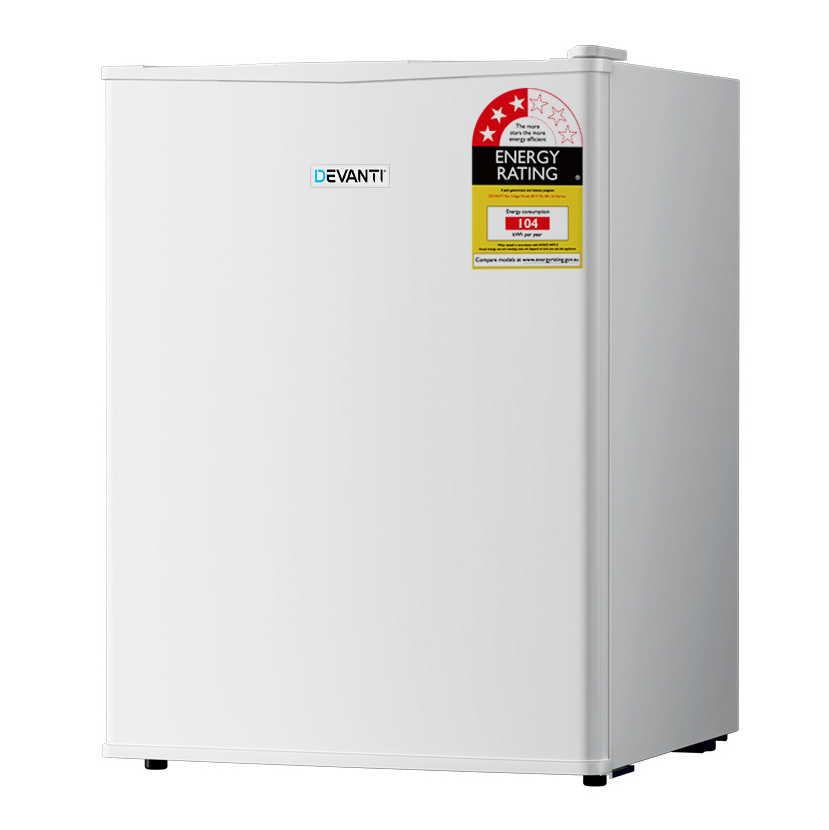White Glacio 70L Mini Fridge Freezer