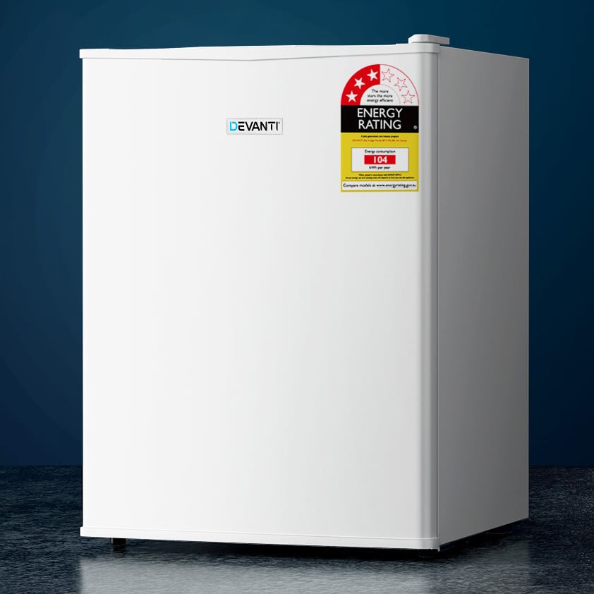 White Glacio 70L Mini Fridge Freezer