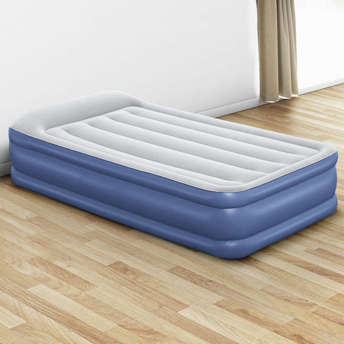 Navy Inflatable Single Air Bed
