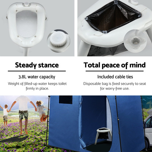 Kit Portable Folding Toilet
