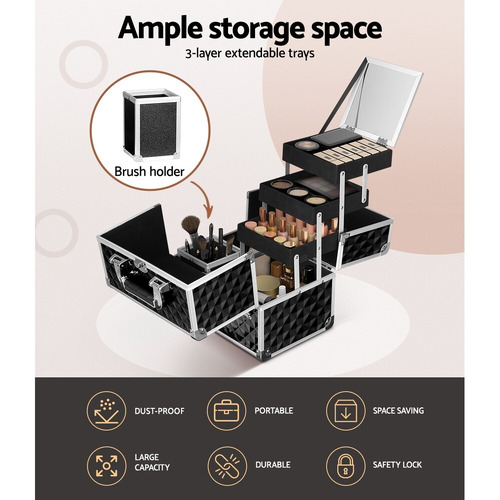 Elisha Portable Make-Up Storage