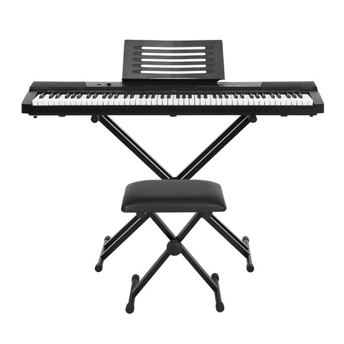 Kiran 88 Keys Electronic Keyboard with Stand Stool Pedal