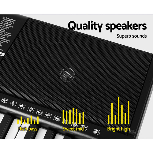 Eula 61 Keys Electronic Keyboard with Stand Sound Speaker