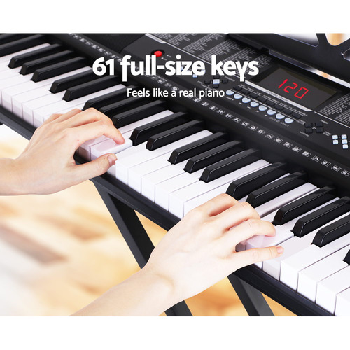 Eula 61 Keys Electronic Keyboard with Stand Sound Speaker
